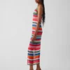 Gapstudio Happy Stripe Sheer Maxi Dress