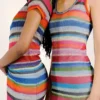 Gapstudio Happy Stripe Sheer Maxi Dress