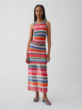 Gapstudio Happy Stripe Sheer Tank Top