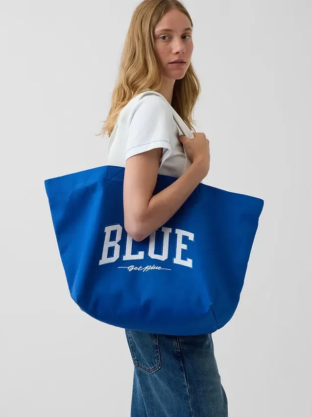 Get Blue Canvas Tote Bag