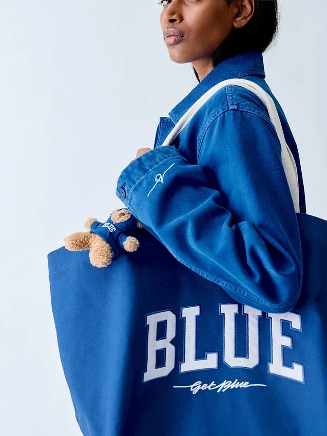 Get Blue Canvas Tote Bag