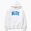 Get Blue Heavyweight French Terry Logo Hoodie