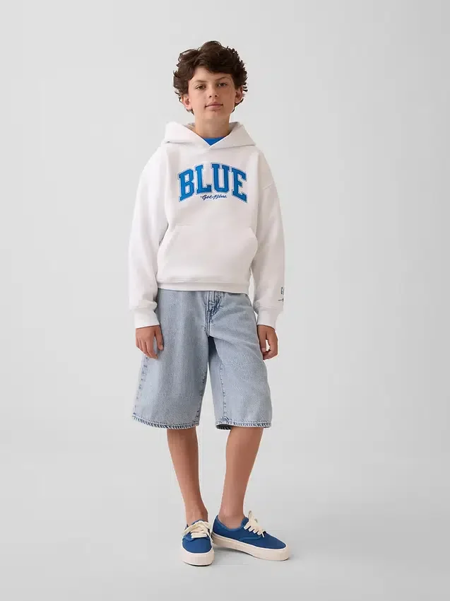 Get Blue Kids Vintagesoft Relaxed Hoodie