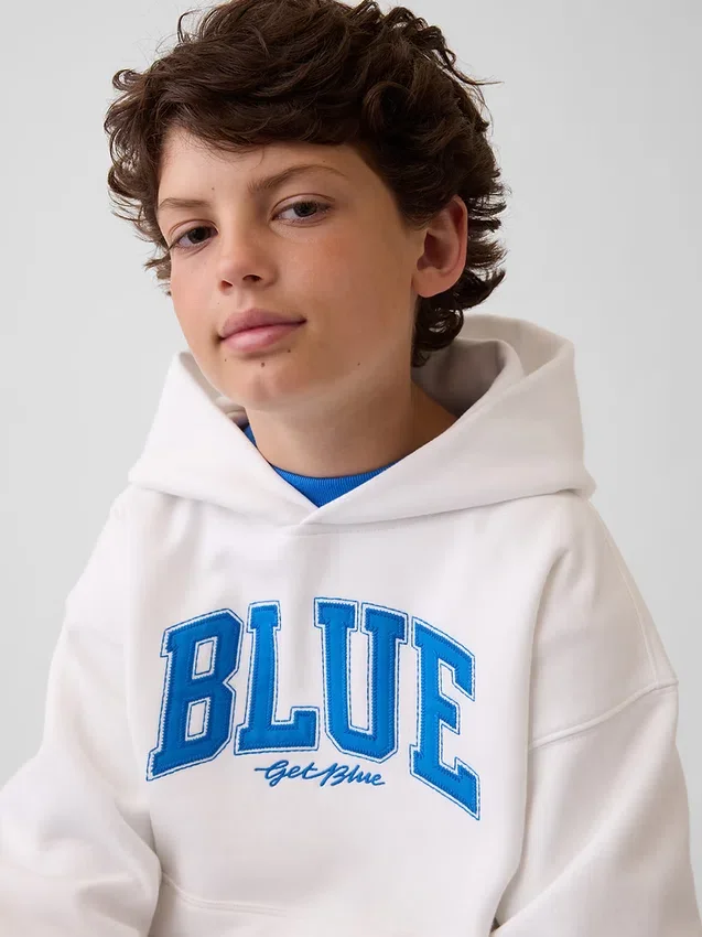 Get Blue Kids Vintagesoft Relaxed Hoodie