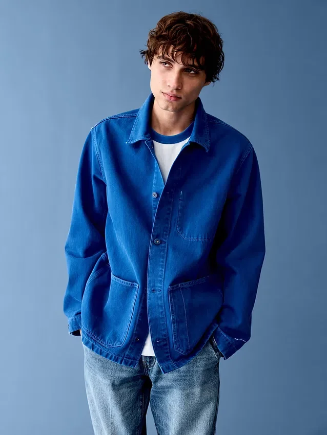 Get Blue Relaxed Chore Jacket