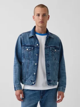 Get Blue Relaxed Icon Denim Jacket