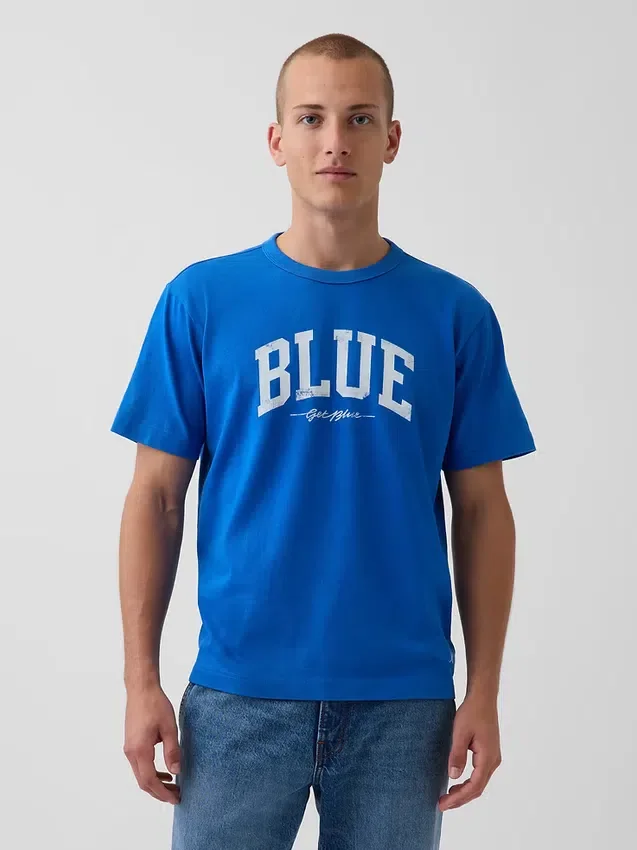 Get Blue Relaxed Logo T-Shirt