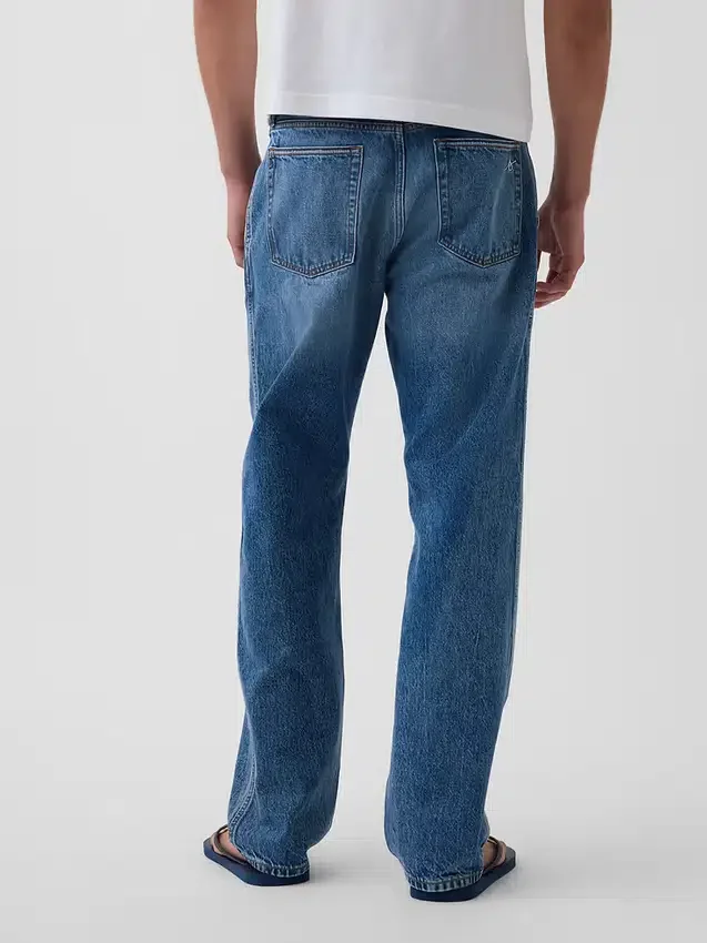 Get Blue Relaxed Straight Trouser Jeans
