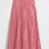 Gingham Maxi Skirt