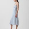 Gingham Midi Slip Dress