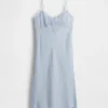 Gingham Midi Slip Dress