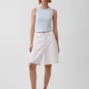 Gingham Pointelle Shell Tank Top
