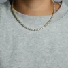 Hart Bezel Tennis Necklace