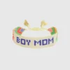 Hart Boy Mom Beaded Bracelet
