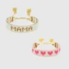 Hart Mini and Me Gold Mama and Pink Hearts