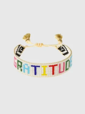 Hart Rainbow Gratitude Beaded Bracelet