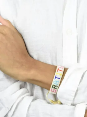 Hart Rainbow Gratitude Beaded Bracelet