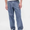 Heavyweight Chambray Baggy Trouser Jeans