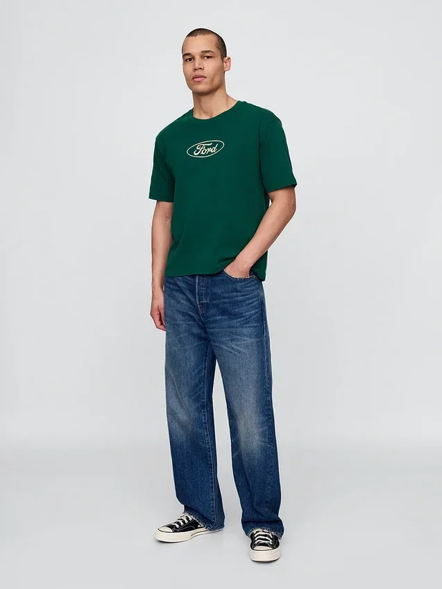 Heavyweight Ford Graphic Crop T-Shirt