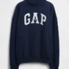 Heavyweight French Terry Oversized Mockneck Logo Sweatshirt