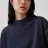 Heavyweight French Terry Oversized Mockneck Sweatshirt