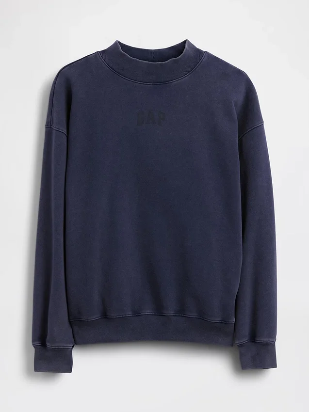 Heavyweight French Terry Oversized Mockneck Sweatshirt