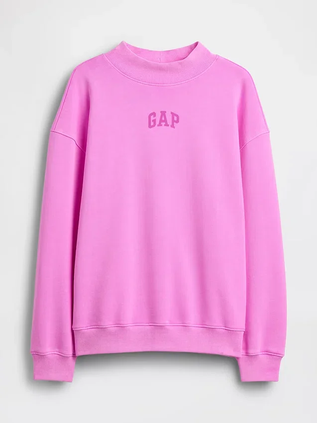 Heavyweight French Terry Oversized Mockneck Sweatshirt