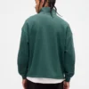 Heavyweight Oversized Logo Quarter-Zip Pullover