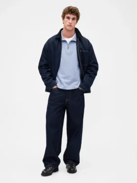 Heavyweight Oversized Quarter-Zip Pullover