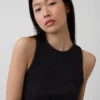 Heavyweight Rib Halter Tank Top