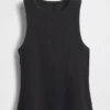 Heavyweight Rib Halter Tank Top