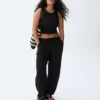 Cotton Gauze Easy Joggers