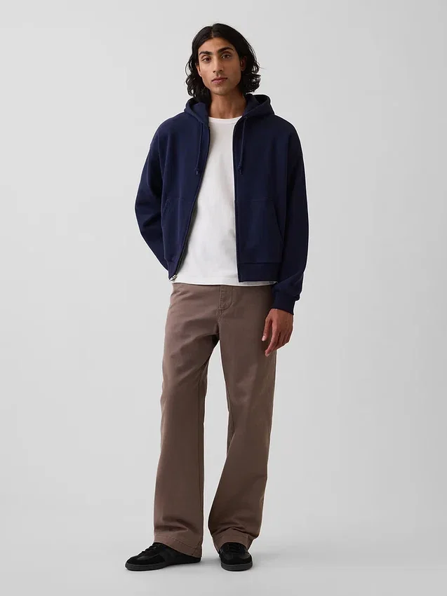 Heavyweight Twill '90S Loose Khakis