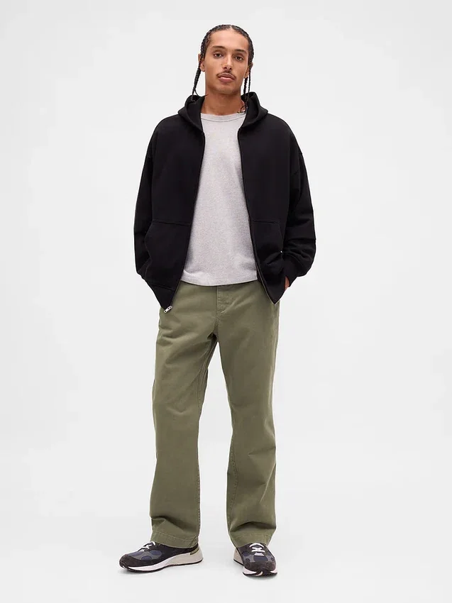 Heavyweight Twill '90S Loose Khakis