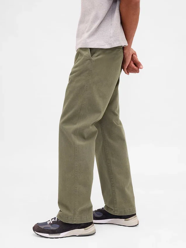 Heavyweight Twill '90S Loose Khakis