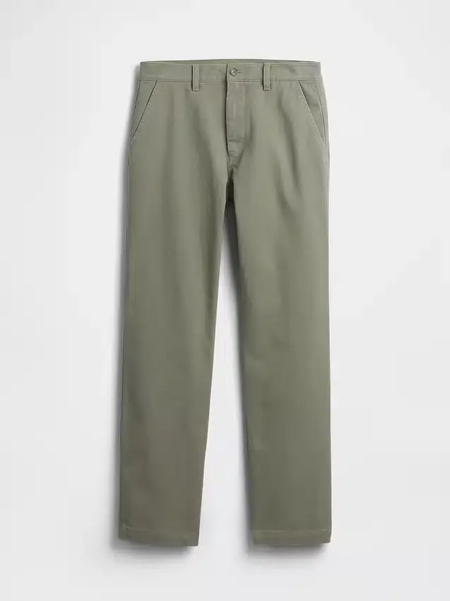 Heavyweight Twill Relaxed Straight Khakis