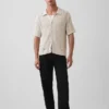 Herringbone Crochet Sweater Shirt