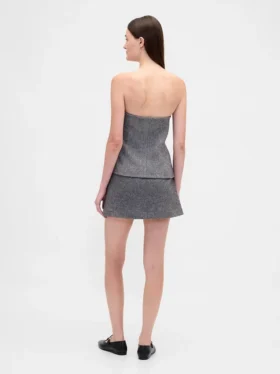 Herringbone Mini Skort