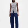 High-Neck Vest