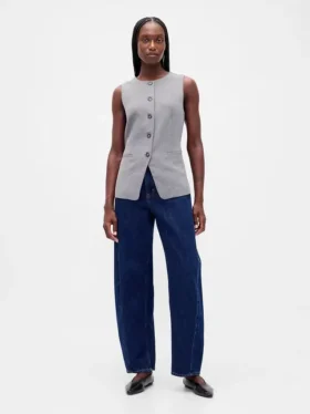 High-Neck Vest