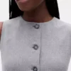 High-Neck Vest