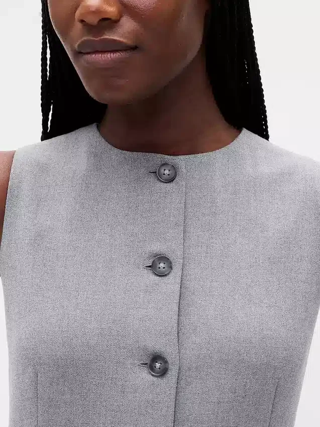 High-Neck Vest