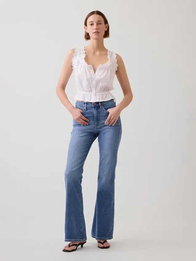 High Rise '70S Flare Jeans