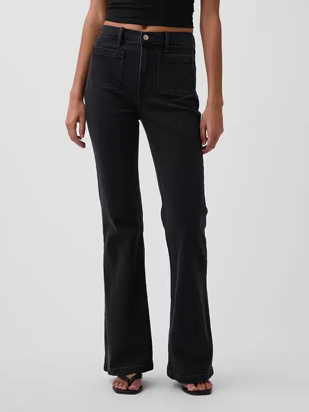 High Rise '70S Flare Jeans