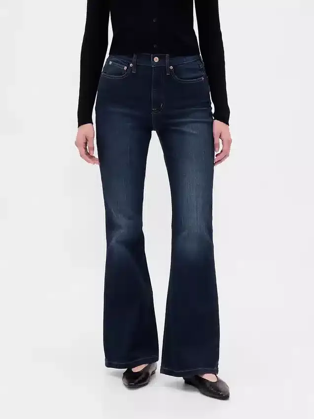High Rise '70S Flare Jeans