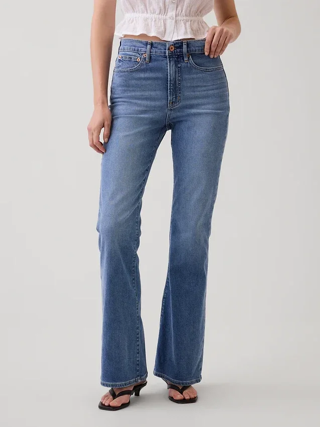 High Rise '70S Flare Jeans