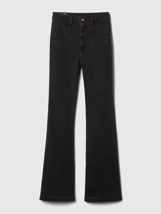 High Rise '70S Flare Jeans