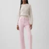 High Rise '90S Slim Straight Crop Jeans