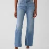 High Rise '90S Slim Straight Crop Jeans