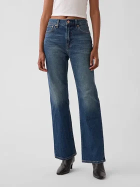 High Rise ’90S Slim Straight Crop Jeans